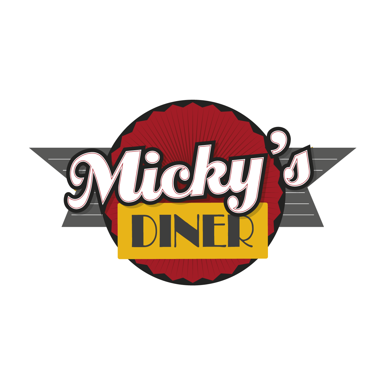 Creacras - Création de logo Micky's Diner